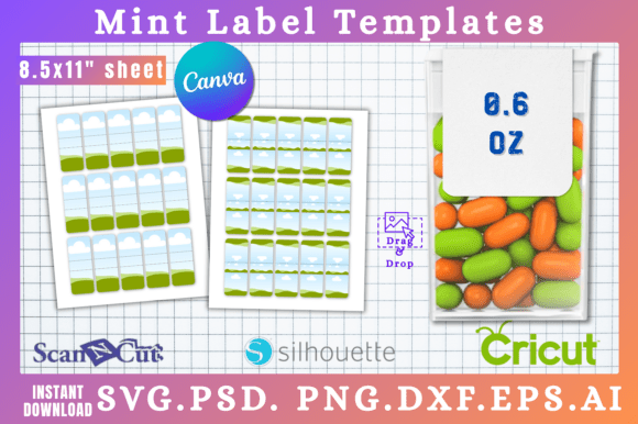 0.6oz Mint Label Sticker Templates: A Fresh Take on Branding