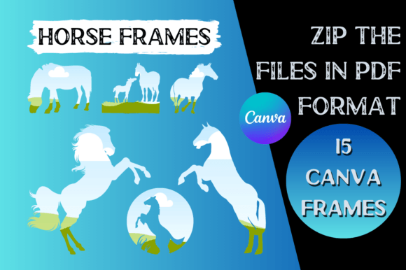 15 Horse Canva Frame Templates: A Designer's Creative Toolkit