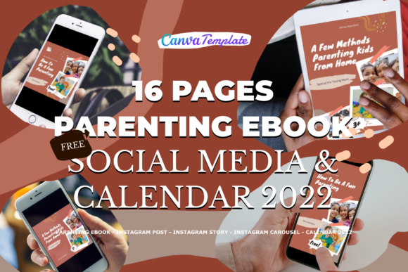16 Parenting EBook Canva Templates Set: Your Design Shortcut