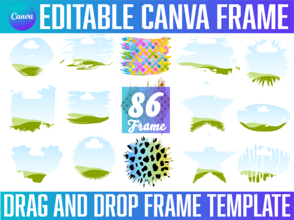 Brush Font Power: Using Editable Canva Frames Templates Brush