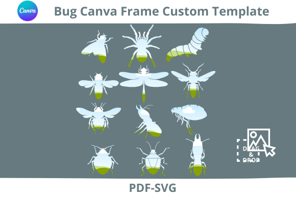 Bug Canva Frame Custom Templates: Elevate Your Projects Instantly