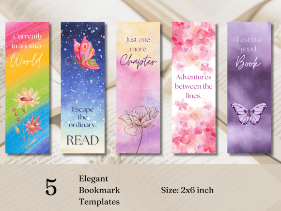Canva Bookmark Printable Templates: Elevate Your Reading Aesthetic