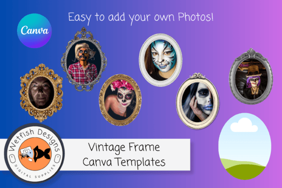 Canva Vintage Frame Templates: A Designer's Toolkit for Nostalgic Charm