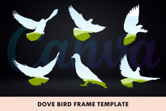 Dove Bird Silhouette Templates: Elevate Your Visuals