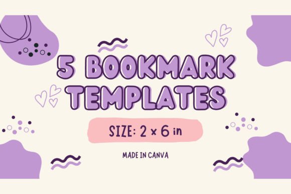 Elevate Your Reading: 5 Customizable Canva Bookmark Templates