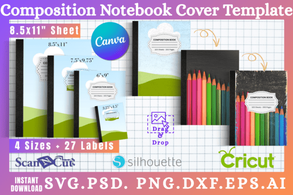 Get Creative: Unleash Your Brand with Composition Notebook Cover Templates 12