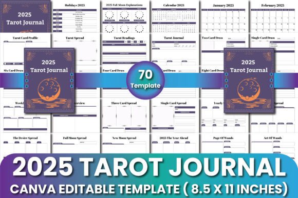 Master Your 2025 Tarot Practice with These Canva Templates