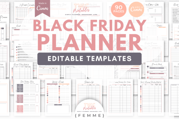 Master Your Holiday Sales with Black Friday Planner Canva Templates