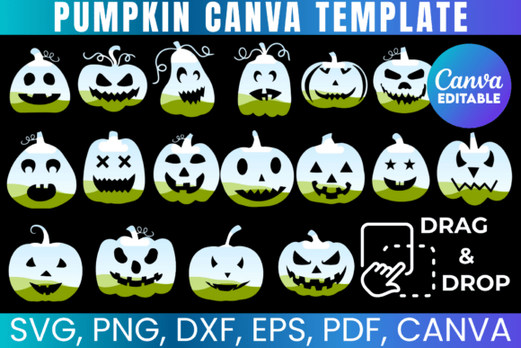 Spooky & Stylish: Mastering Pumpkin Halloween Canva Frame Templates
