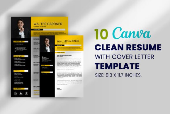 Stand Out with 10 Canva Resume & Cover Letter Templates
