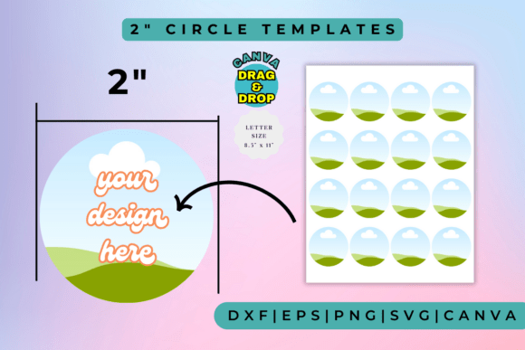 Streamline Your Projects with 2 Circle Frame Templates