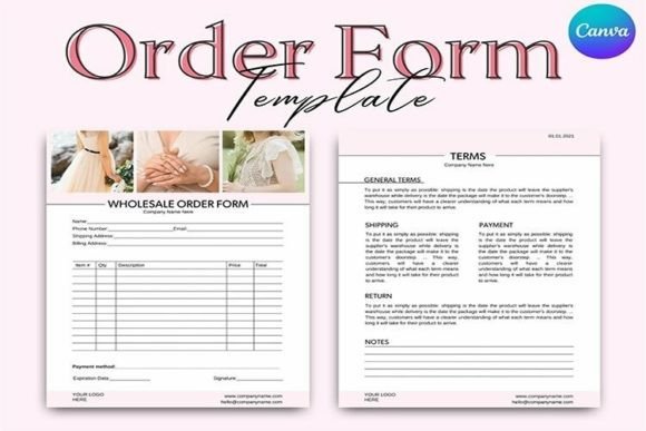 Streamline Your Sales: The Power of Order Form Canva Templates
