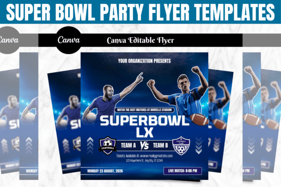 Super Bowl Party Flyer Templates: Your Game Day Marketing MVP