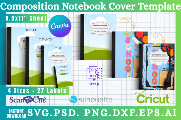 Unleash Your Creativity with Composition Notebook Cover Templates 14